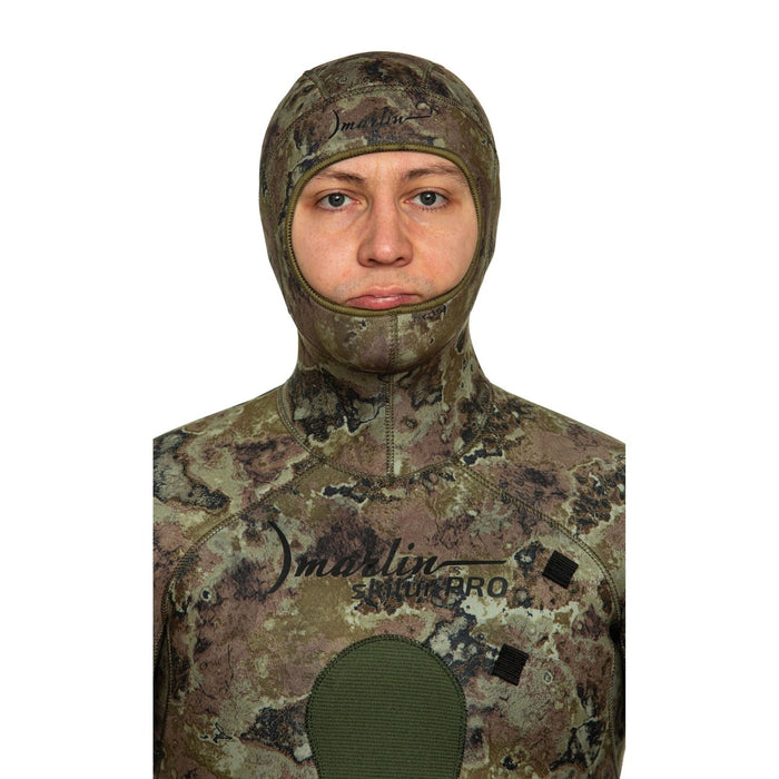 Traje de neopreno completo para pesca submarina Skilur Pro 7mm Verde-Camuflaje Talla LX Marlin 216474