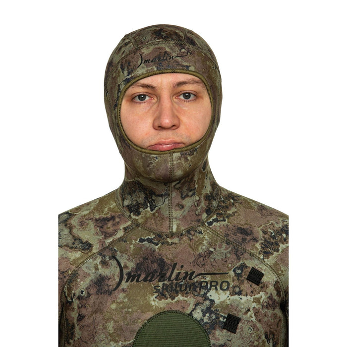 Traje de neopreno completo para pesca submarina Skilur Pro 7mm Verde-Camuflaje Talla LX Marlin 216474