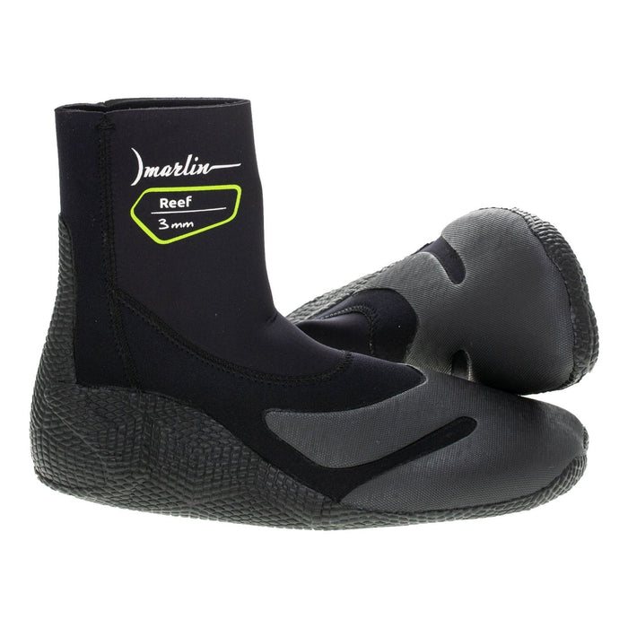Botas de buceo Reef 2.0 3mm Negro Tamaño XL Marlin 216481