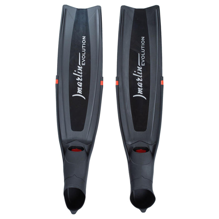 Aletas de Apnea Evolución Negro-Blanco Talla M-41-42 Marlin 216868