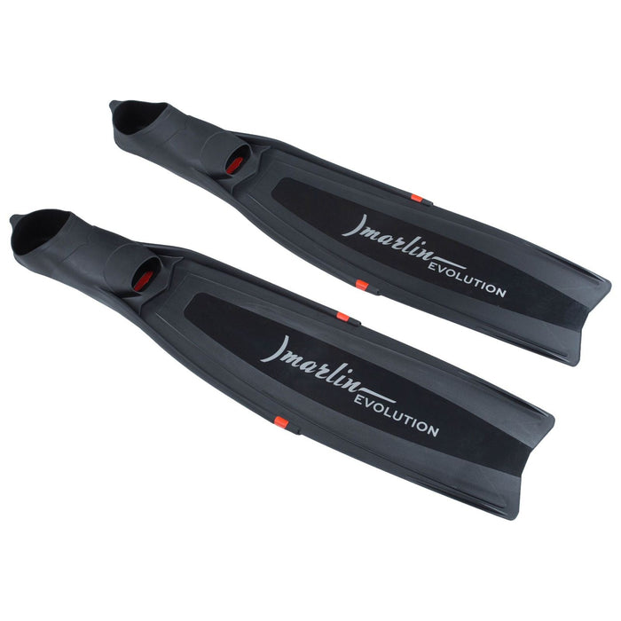 Aletas de Apnea Evolución Negro-Blanco Talla XL-45-46 Marlin 216870