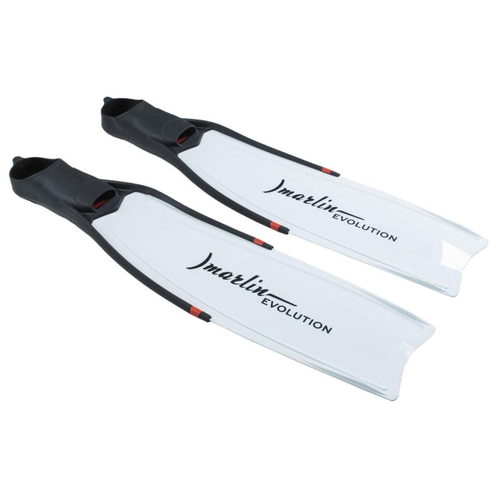 Aletas de Apnea Evolución Negro-Blanco Talla S-39-40 Marlin 216873