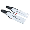 Aletas de Apnea Evolución Negro-Blanco Talla S-39-40 Marlin 216873
