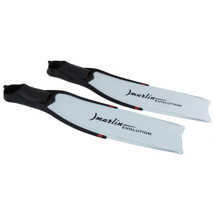 Aletas de Apnea Evolución Negro-Blanco Talla S-39-40 Marlin 216873