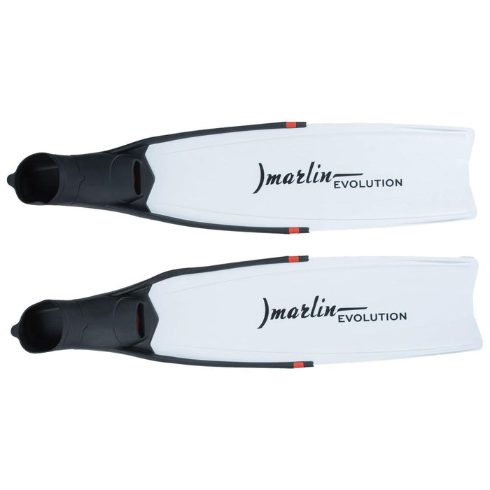 Aletas de Apnea Evolución Negro-Blanco Talla S-39-40 Marlin 216873