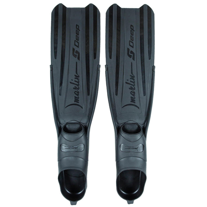 Aletas de pesca submarina Deep S Negro Talla 43-44 Marlin 216895