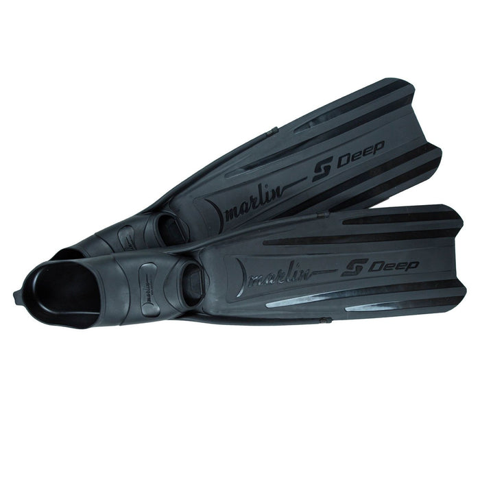 Aletas de pesca submarina Deep S Negro Talla 47-48 Marlin 216897