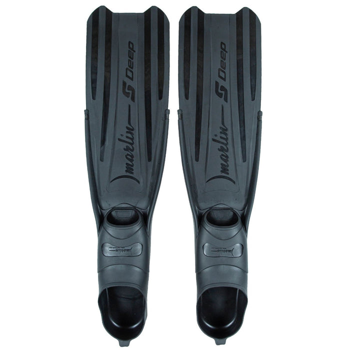 Aletas de pesca submarina Deep S Negro Talla 49-50 Marlin 216898