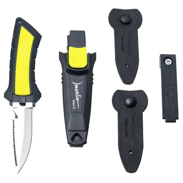 Cuchillo de buceo Mini II Acero Inoxidable Marlin 216998