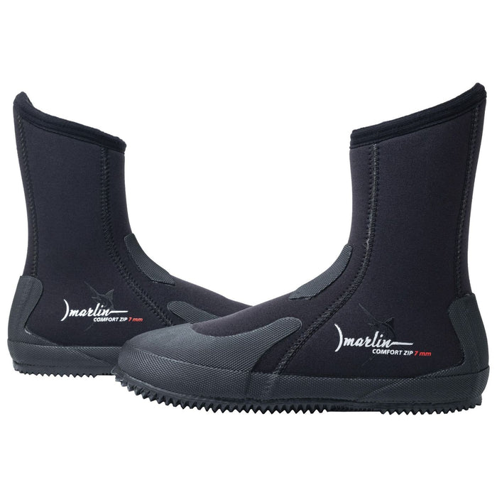 Botas de buceo Comfort Zip 7mm Negros Talla UE 40 Marlin 217032