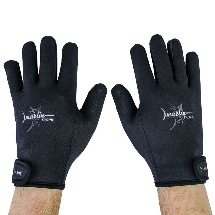 Guantes de buceo Tropic 1.5mm Negros XS Marlin 217068