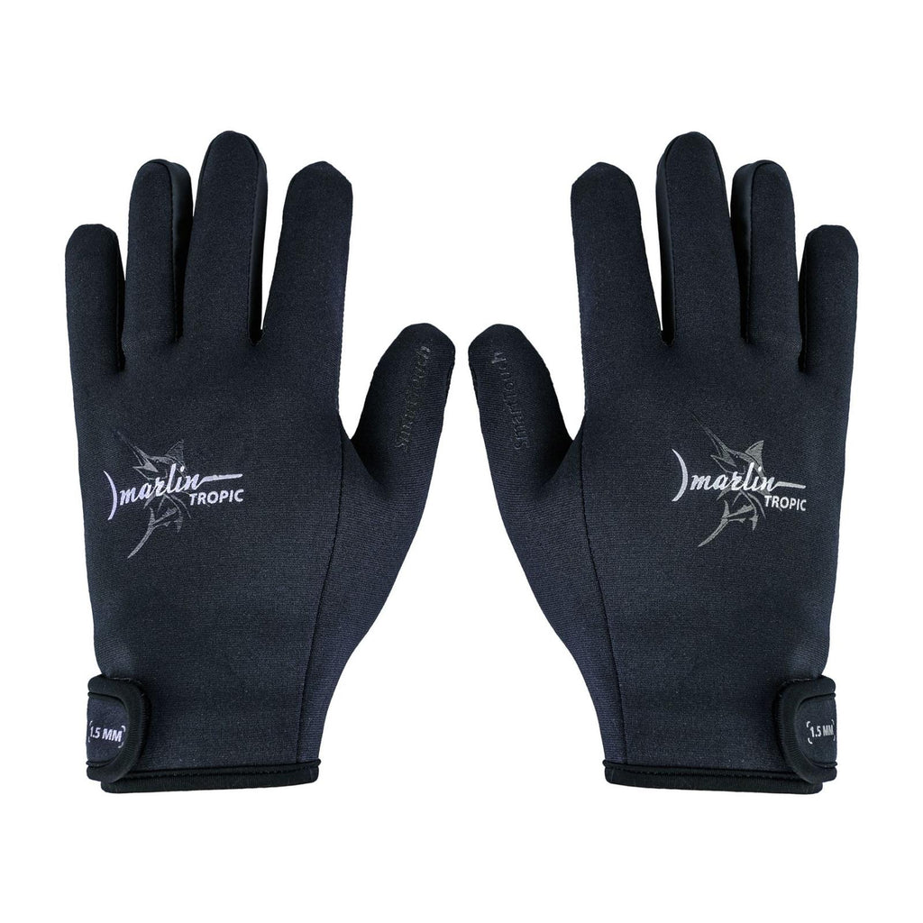 Guantes de buceo Tropic 1.5mm Negros M Marlin 217070