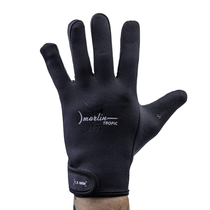 Guantes de buceo Tropic 1.5mm Negros M Marlin 217070