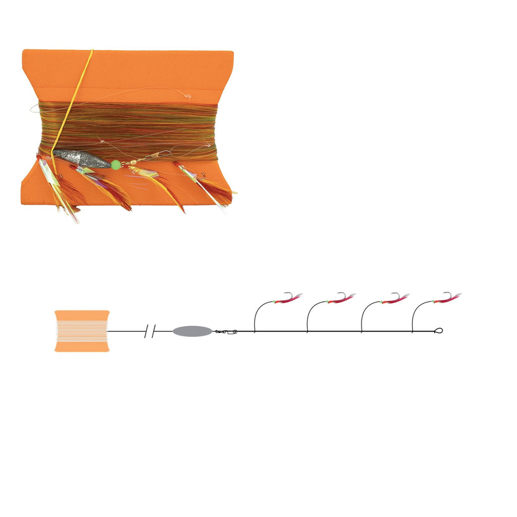Montaje de Fondo Cavagnola Con Múltiples Anzuelos Expert Predator 23582
