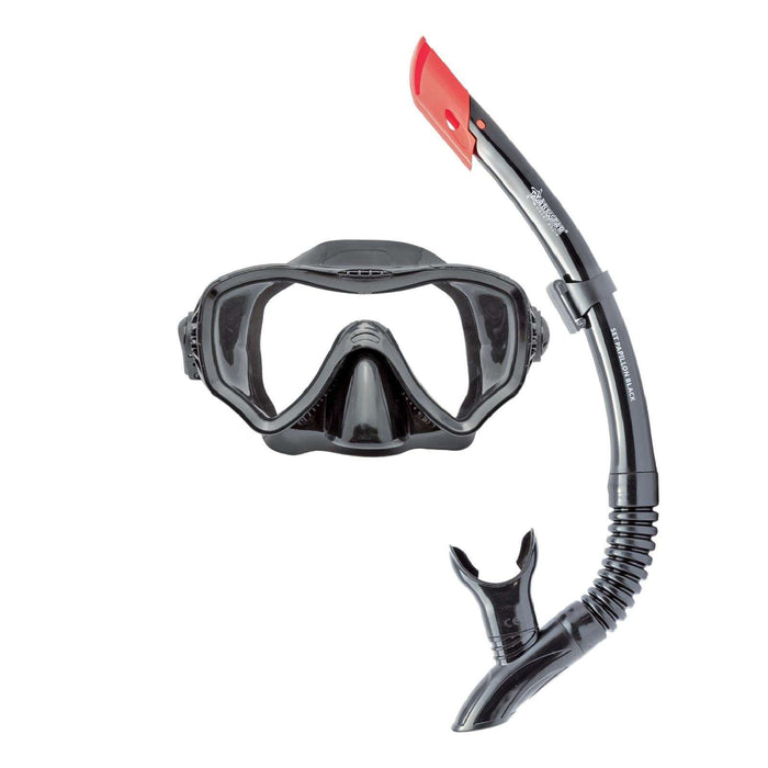 Kit de Snorkel Papillon Negro Abysstar 24248