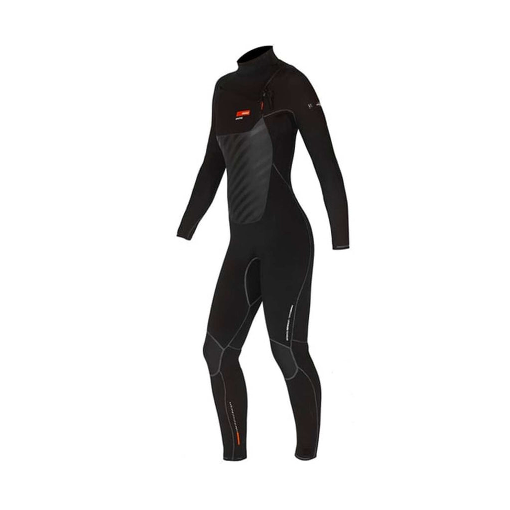Traje de Neopreno Completo Amazone Mujer Con Cremallera en el Pecho Negro-Naranja Y28 Talla 8 RRD 25AMACZ_43_8