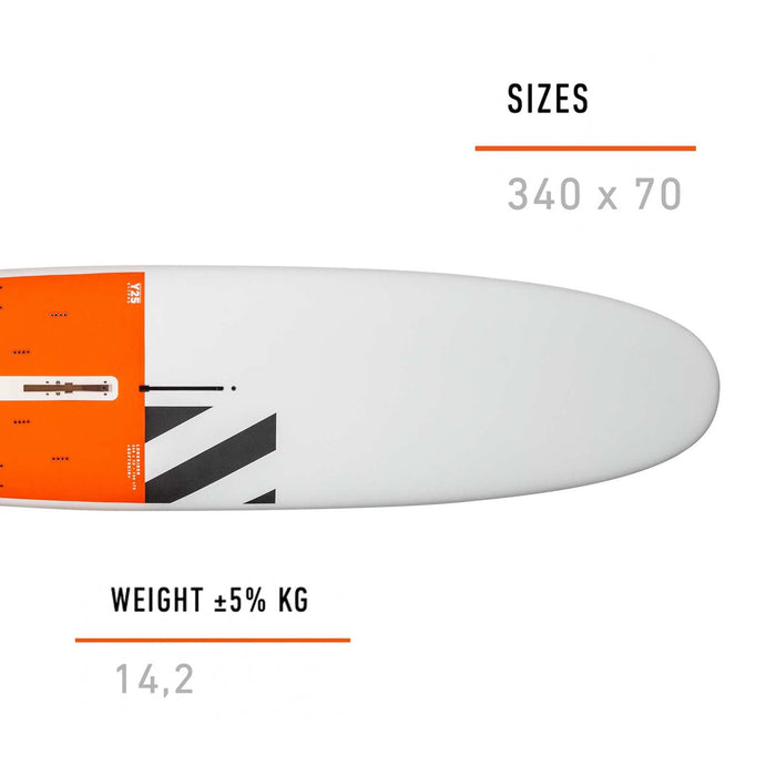 Tabla de Windsurf Long Rider Softskin 180l 340x70cm RRD 25LRS