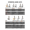 Juego de Hydrofoil Dynamic Pro Swk Alu Y26 900 RRD 26DPASWKF900S