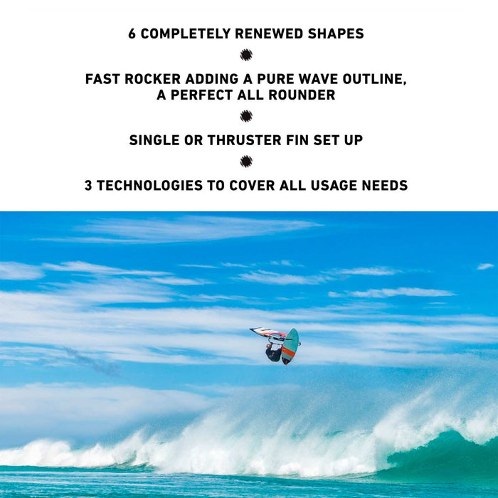 Tabla de windsurf Freestyle Wave Lte 228x62cm 96l RRD 26FW96LTE