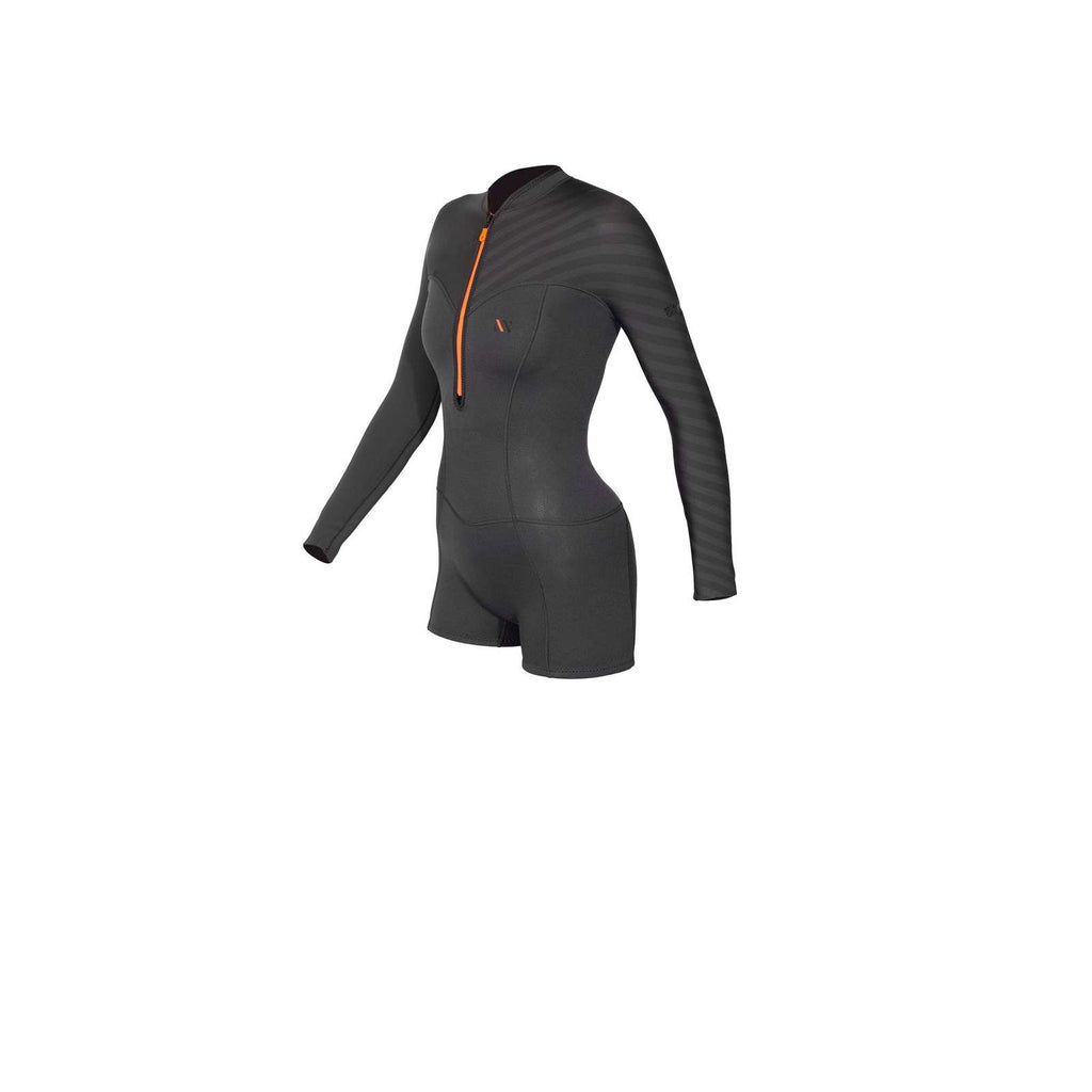 Traje de Baño Corto Seventysix Shortleg Mujer Con Cremallera Delantera 2-2 Gris Tamaño 16-XXXL RRD 2776FZ22SF_16
