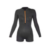 Traje de Baño Corto Seventysix Shortleg Mujer Con Cremallera Delantera 2-2 Gris Tamaño 6-S RRD 2776FZ22SF_6