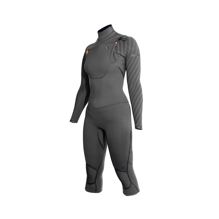 Neopreno Corto Amazone Overknee Mujer Cremallera Pecho 3-2 Gris Talla 12-XL RRD 27AMCZ320_12
