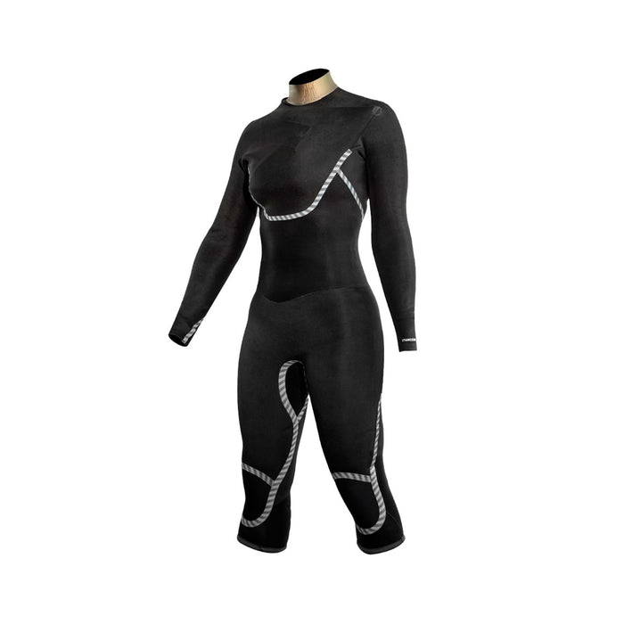 Neopreno Corto Amazone Overknee Mujer Cremallera Pecho 3-2 Gris Talla 12-XL RRD 27AMCZ320_12