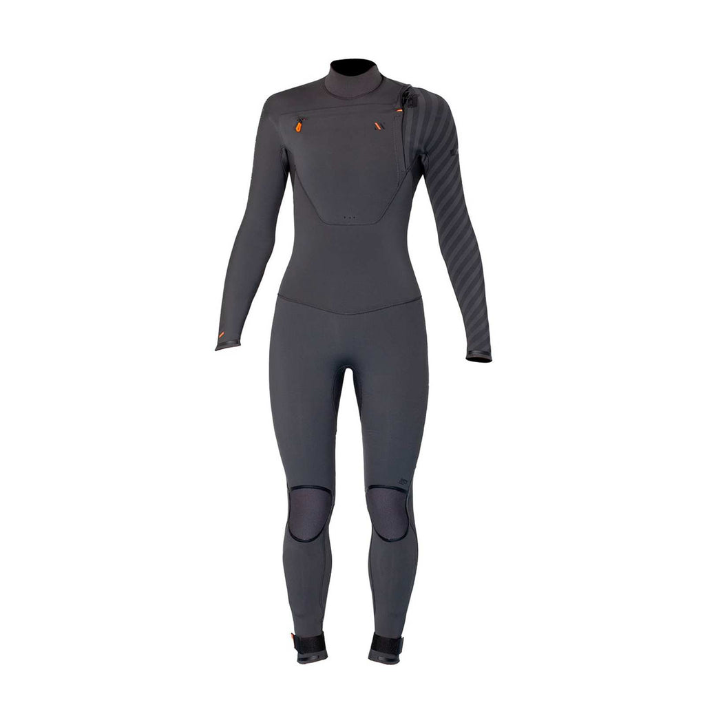 Neopreno Completo Amazone Mujer Cremallera Pecho 4-3 Gris Talla 14-XXL RRD 27AMCZ43_14