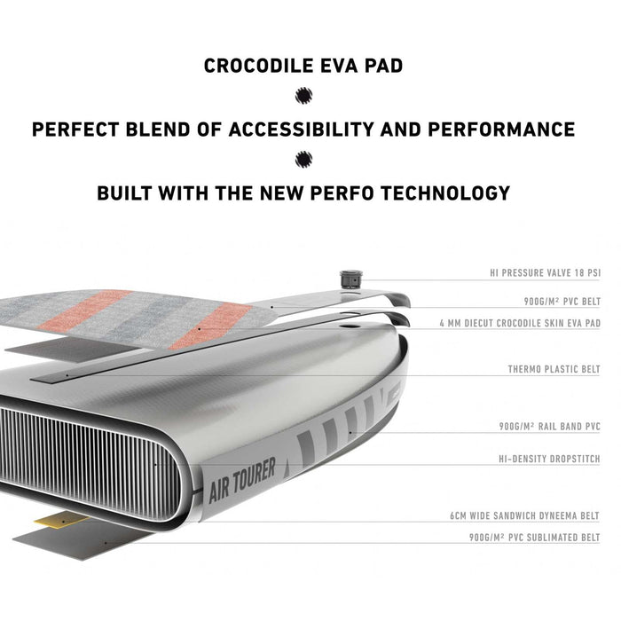 Tabla SUP Inflable Air Tourer Pefo 12'0''x32''x6'' 320l RRD 27ATO1232