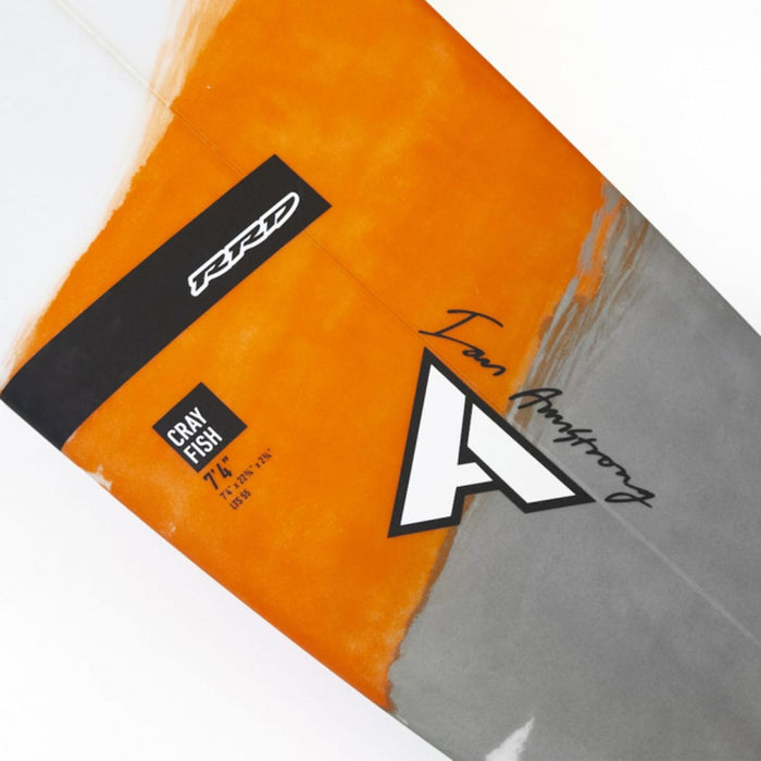 Tabla de Surf Crayfish Gris-Naranja 7'4''x22 3-4''x2 3-4'' 55l RRD 27CRA74
