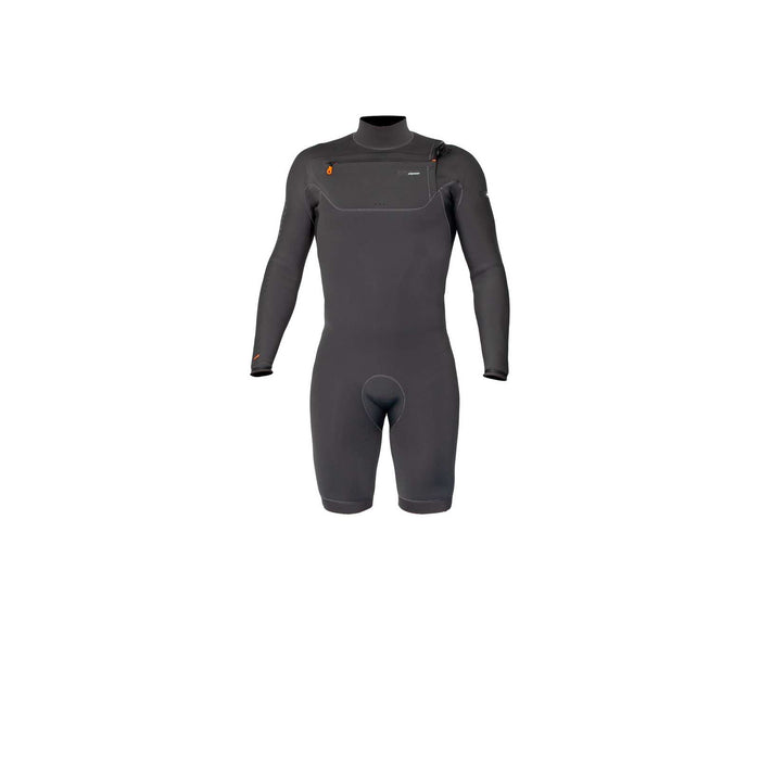 Traje de neopreno corto Celsius Shorty Hombre Con cremallera en el pecho Mangas largas 3-2 Gris Tamaño M RRD 27CSCZ32SLS_M