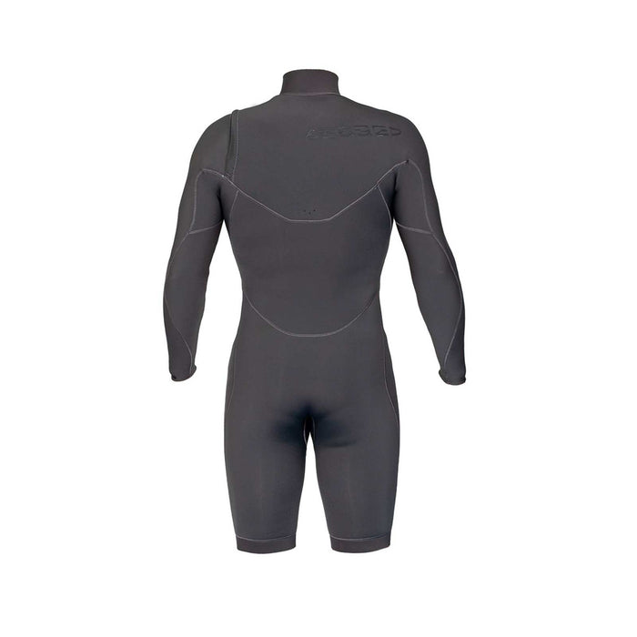 Traje de neopreno corto Celsius Shorty Hombre Con cremallera en el pecho Mangas largas 3-2 Gris Tamaño XL RRD 27CSCZ32SLS_XL