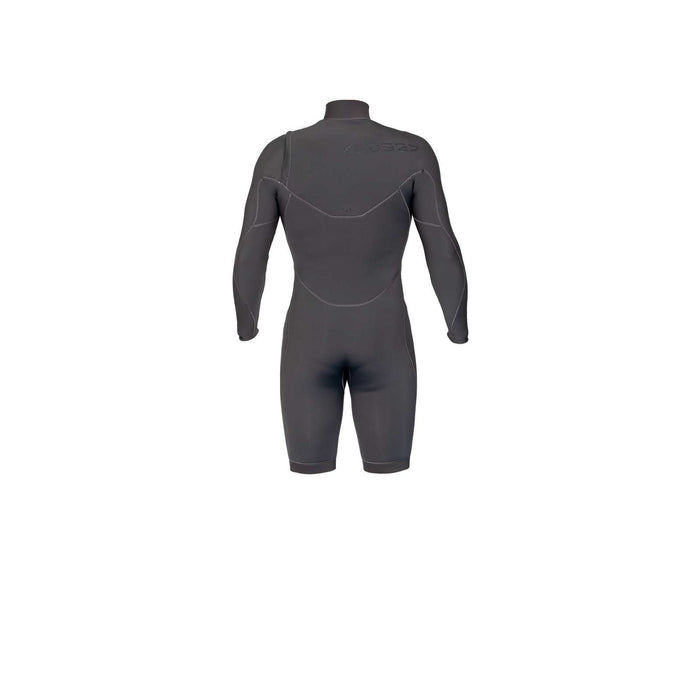 Traje de neopreno corto Celsius Shorty Hombre Con cremallera en el pecho Mangas largas 3-2 Gris Tamaño XL RRD 27CSCZ32SLS_XL