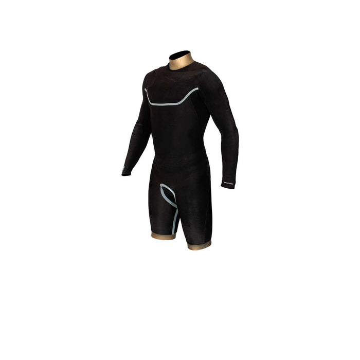 Traje de neopreno corto Celsius Shorty Hombre Con cremallera en el pecho Mangas largas 3-2 Gris Tamaño XL RRD 27CSCZ32SLS_XL