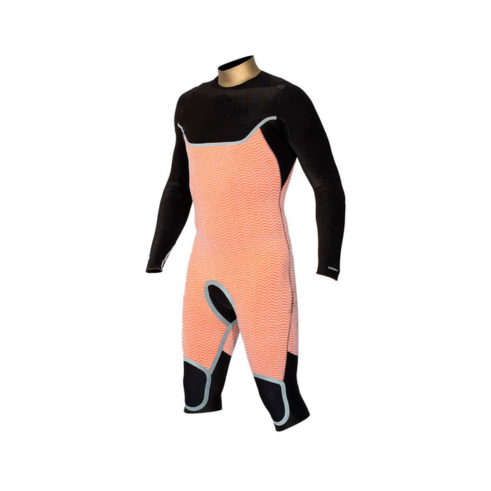 Traje de Neopreno Corto Celsius Hasta la Rodilla Hombre Con Cremallera en el Pecho 4-3-2 Gris Talla L RRD 27CSCZ4320_L