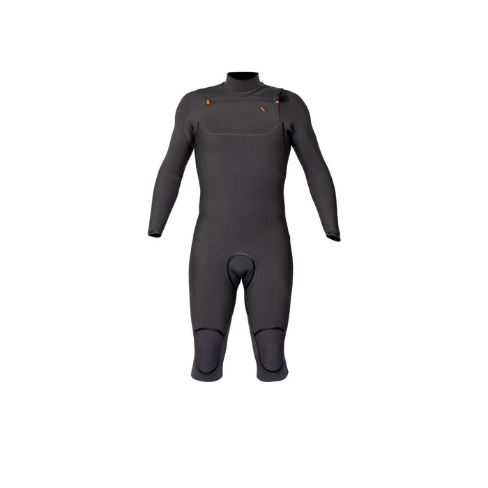 Traje de Neopreno Corto Celsius Hasta la Rodilla Hombre Con Cremallera en el Pecho 4-3-2 Gris Talla S RRD 27CSCZ4320_S