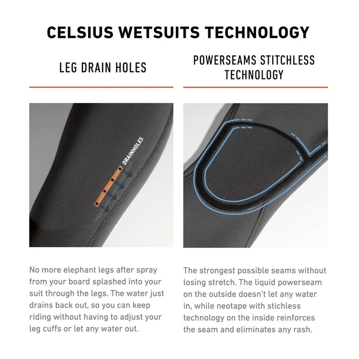 Chaleco de neopreno Celsius Hombre 2-1 Gris Tamaño M RRD 27CSV21F_M