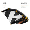 Ala Wind Foil Rayas Tamaño 3.5 RRD 27WW35S