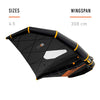 Ala Wind Foil Negra Tamaño 4.5 RRD 27WW45B
