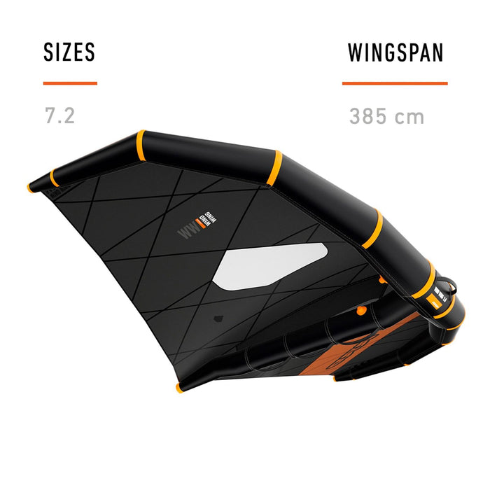 Ala Wind Foil Negra Tamaño 7.2 RRD 27WW72B