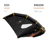 Ala Wind Foil Negra Tamaño 7.2 RRD 27WW72B