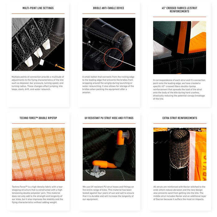 Cometa Big Air Obsession Naranja Tamaño 9 28BAO_OR_9