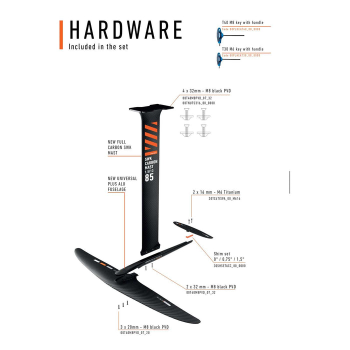 Set de hydrofoil Universal Flying Fish Tamaño 1050 RRD 30FLYFISET_00_1099