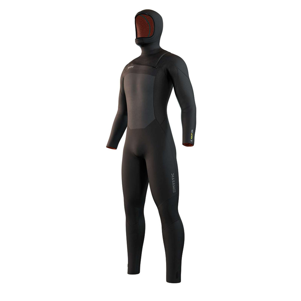 Traje de neopreno completo con capucha Voltt Hombre 6-4-3mm Cierre Frontal Negro S Mystic 35000_220000_900_S
