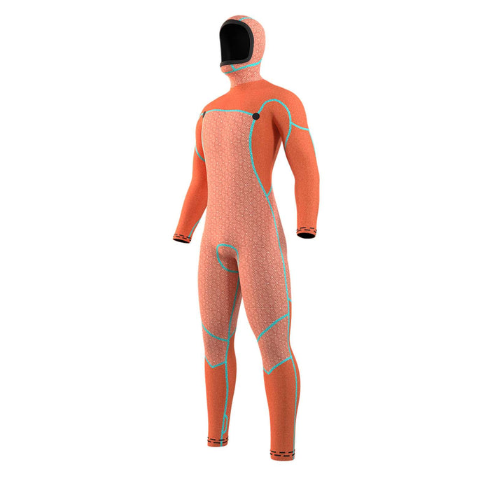 Traje de neopreno completo con capucha Voltt Hombre 6-4-3mm Cierre Frontal Negro S Mystic 35000_220000_900_S
