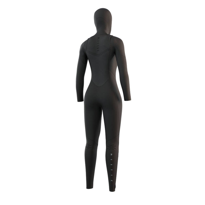 Traje de neopreno completo Gem Mujer con capucha 6-4-3 mm con cierre frontal Negro L Mystic 35000_220015_900_L