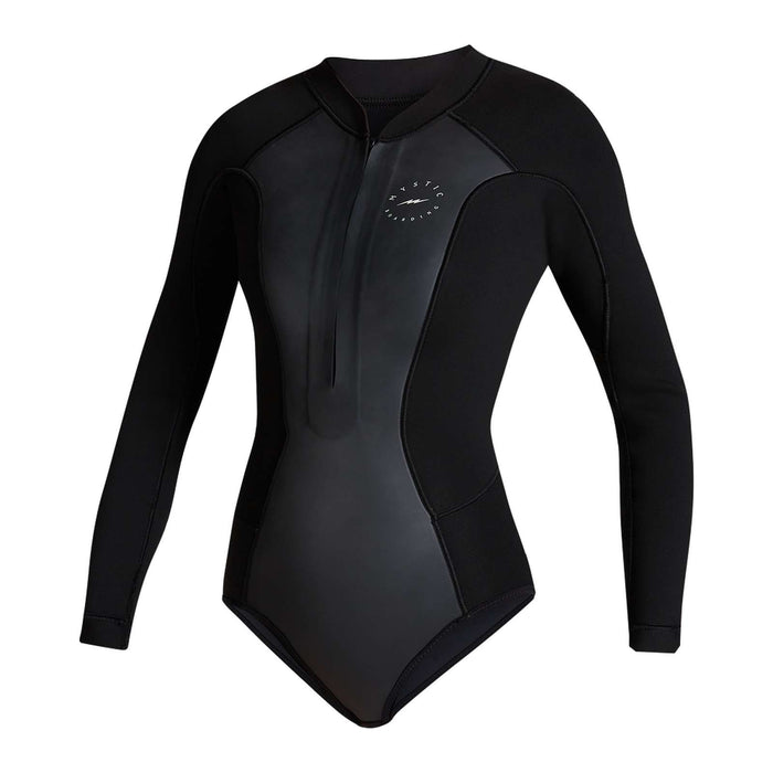 Traje de Neopreno Corto Sway Mujer Manga Larga 2-2mm Con Cremallera Delantera Negro M Mystic 35000_220091_900_M