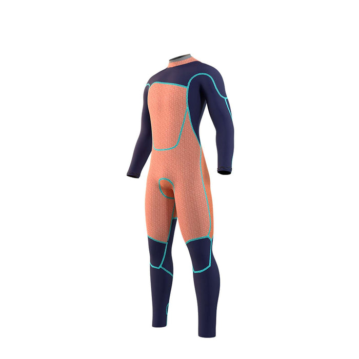 Traje de neopreno completo Majestic Hombre 5-4mm Con cremallera trasera Negro L Mystic 35000_230003_900_L