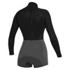 Traje de neopreno corto Lunar Mujer de brazo largo 2-2mm con cremallera trasera Negro XS Mystic 35000_240111_900_XS