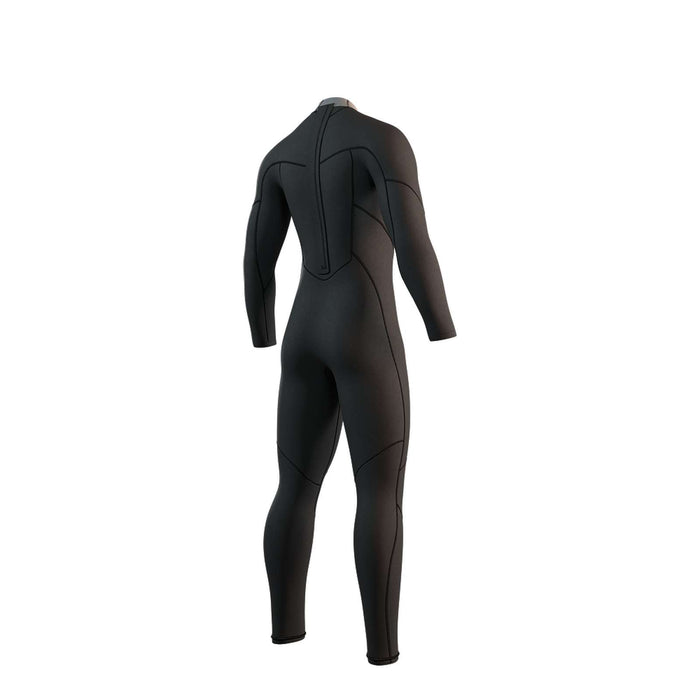 Traje de neopreno completo Brand Man 3-2mm con cremallera trasera Flatlock negro MS Mystic 35000_250031_900_MS